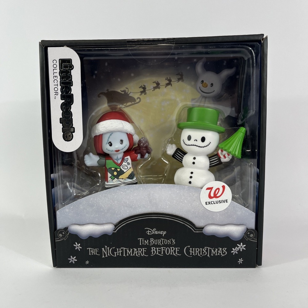 Mattel Little People Collector NIGHTMARE BEFORE CHRISTMAS Sally & Jack Walgreens